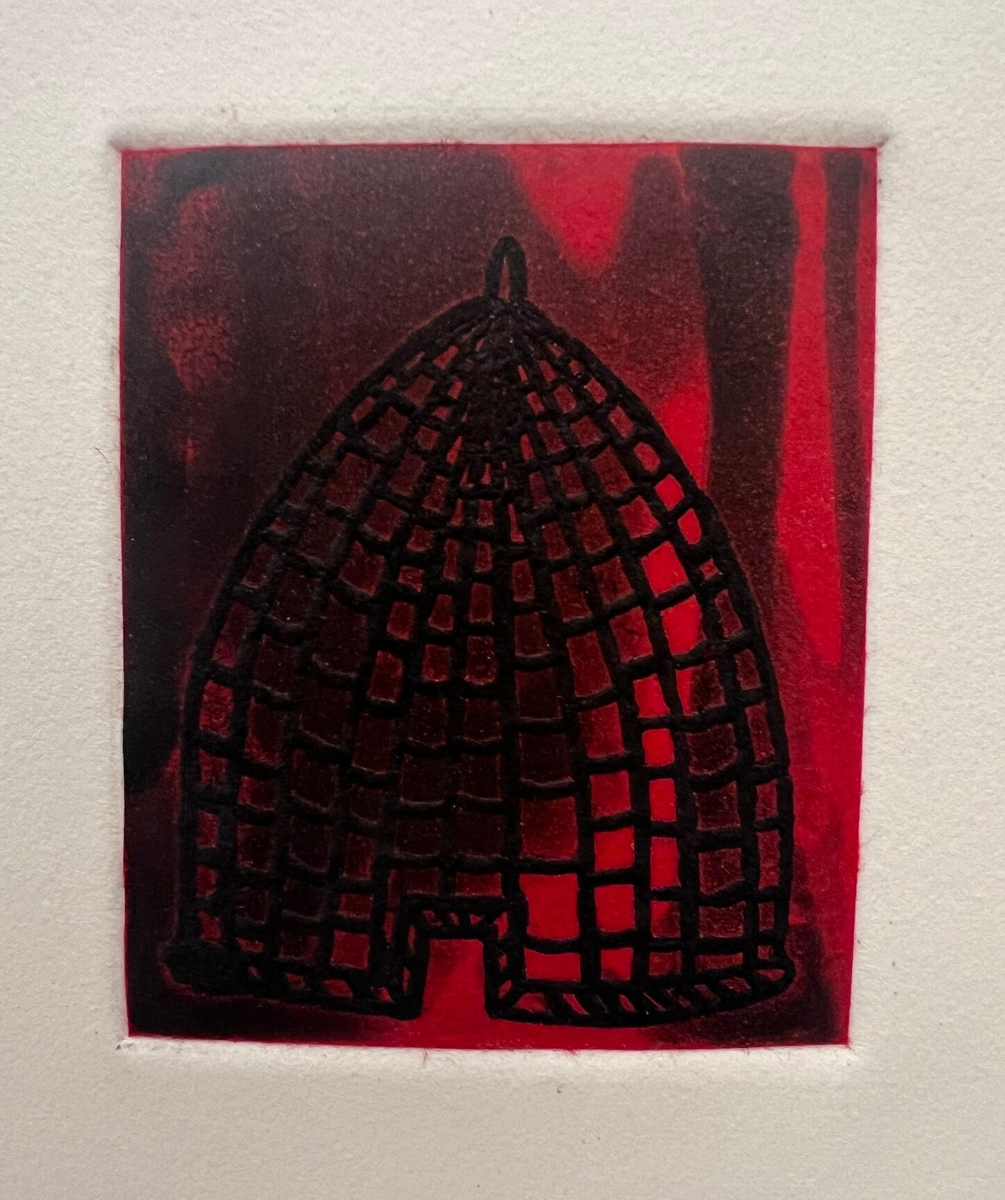 Untitled (Red Bee Hive)
