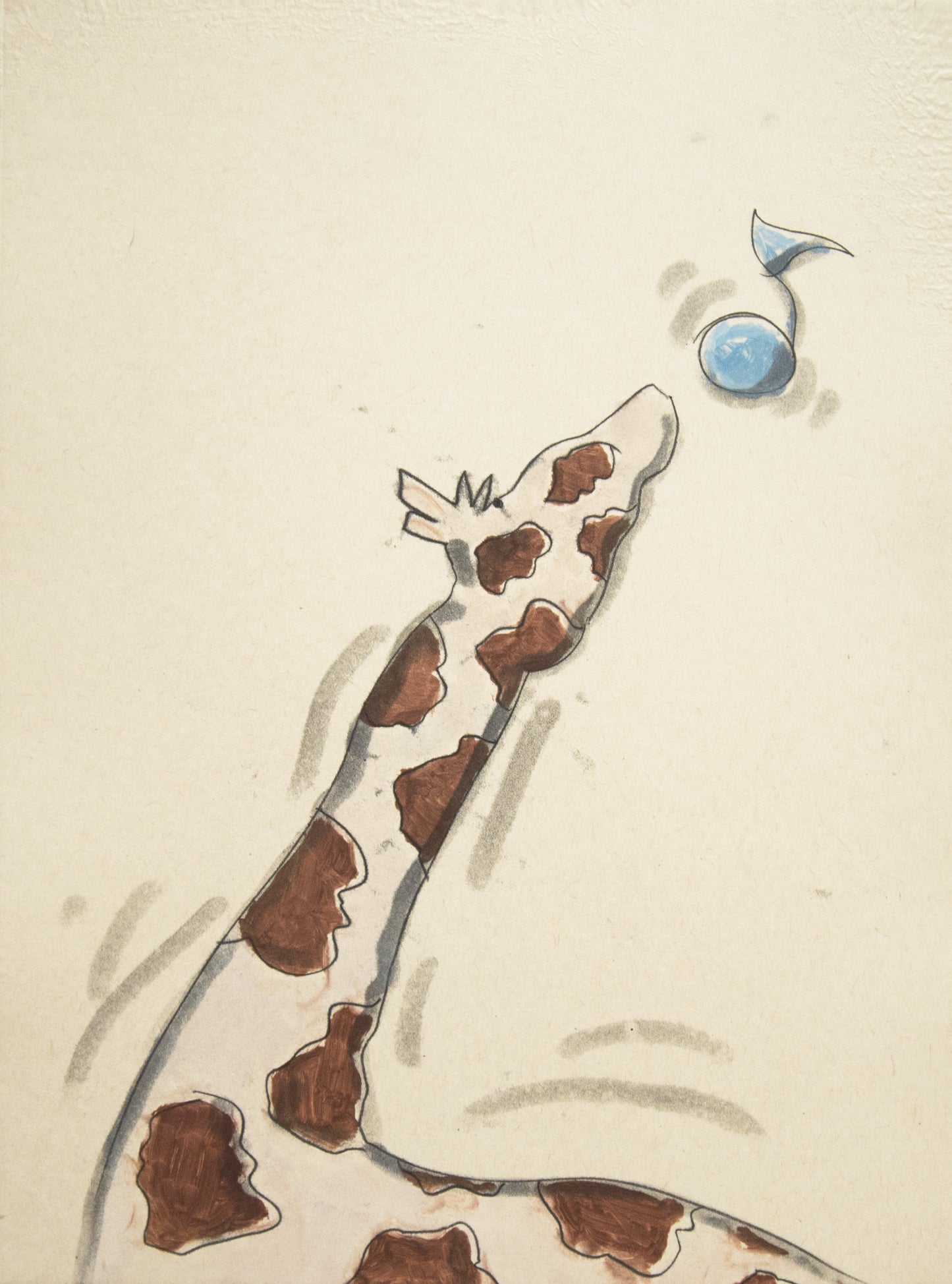 McWillie, Michael • Untitled (Giraffe with one note)