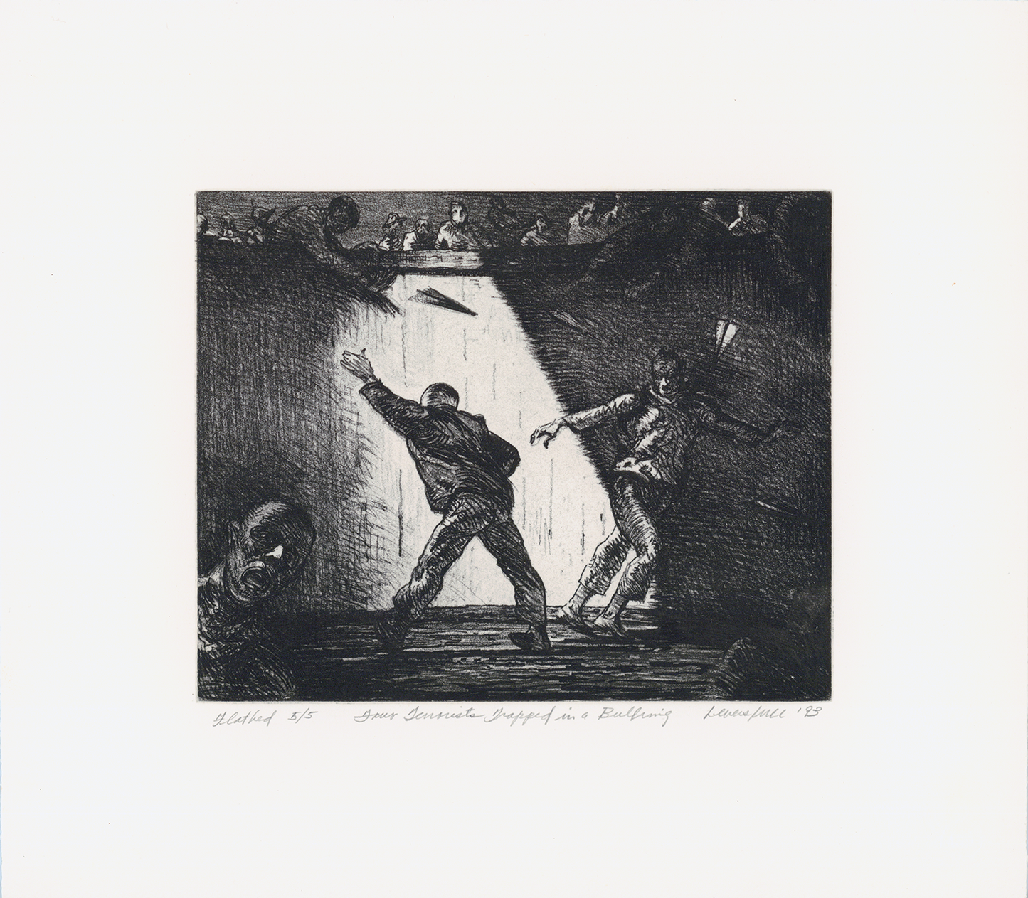 Levers, Robert * "Four Terrorists Trapped in a Bullring"