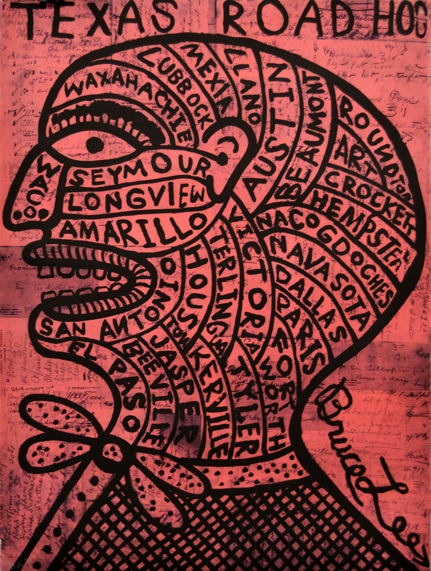 Webb, Bruce Lee * "Texas Road Hog (Ruby)"