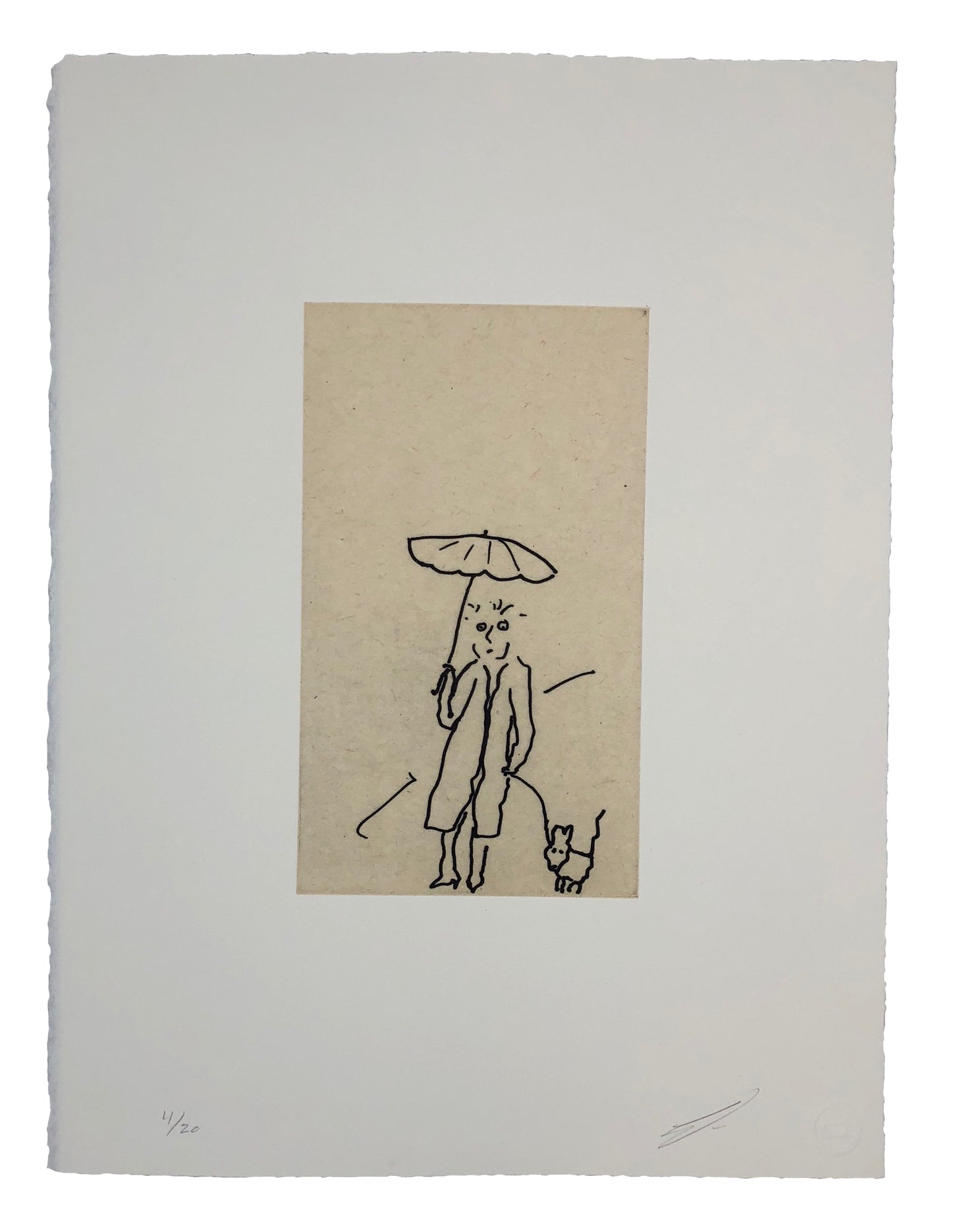 Darden Smith "Woman with Her Dog"