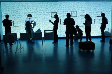 A Digital Art Installation by Lisa Kaselak and Lee Billington