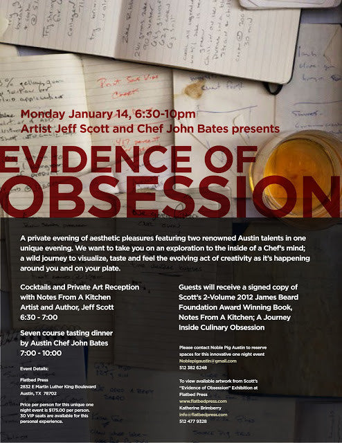 EVIDENCE OF OBSESSION: A Special Event At Flatbed