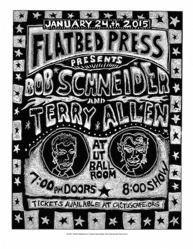 Bob Schneider and Terry Allen Performing in Concert at University of Texas Ball Room