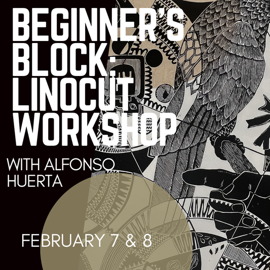 Beginner's Block:  A Linocut Workshop | February 7 - 8