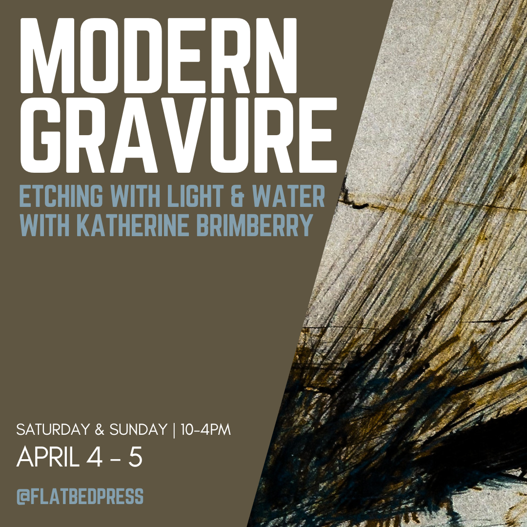 Modern Gravure - Etching with Light and Water | April 4 - 5, 2026
