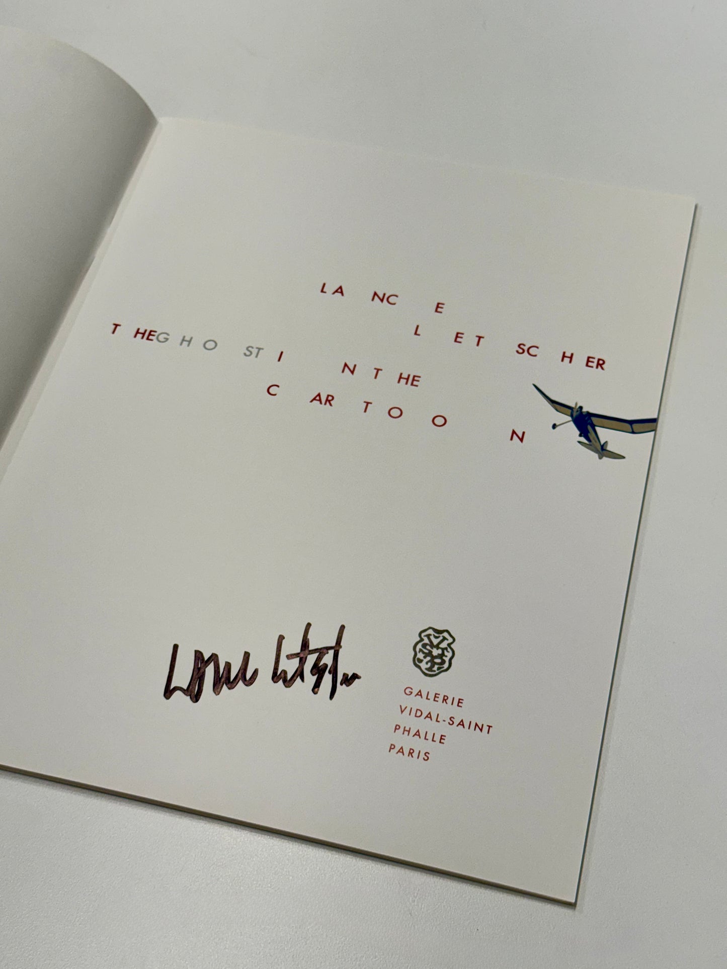 The Ghost in the Cartoon (Signed) - Lance Letscher