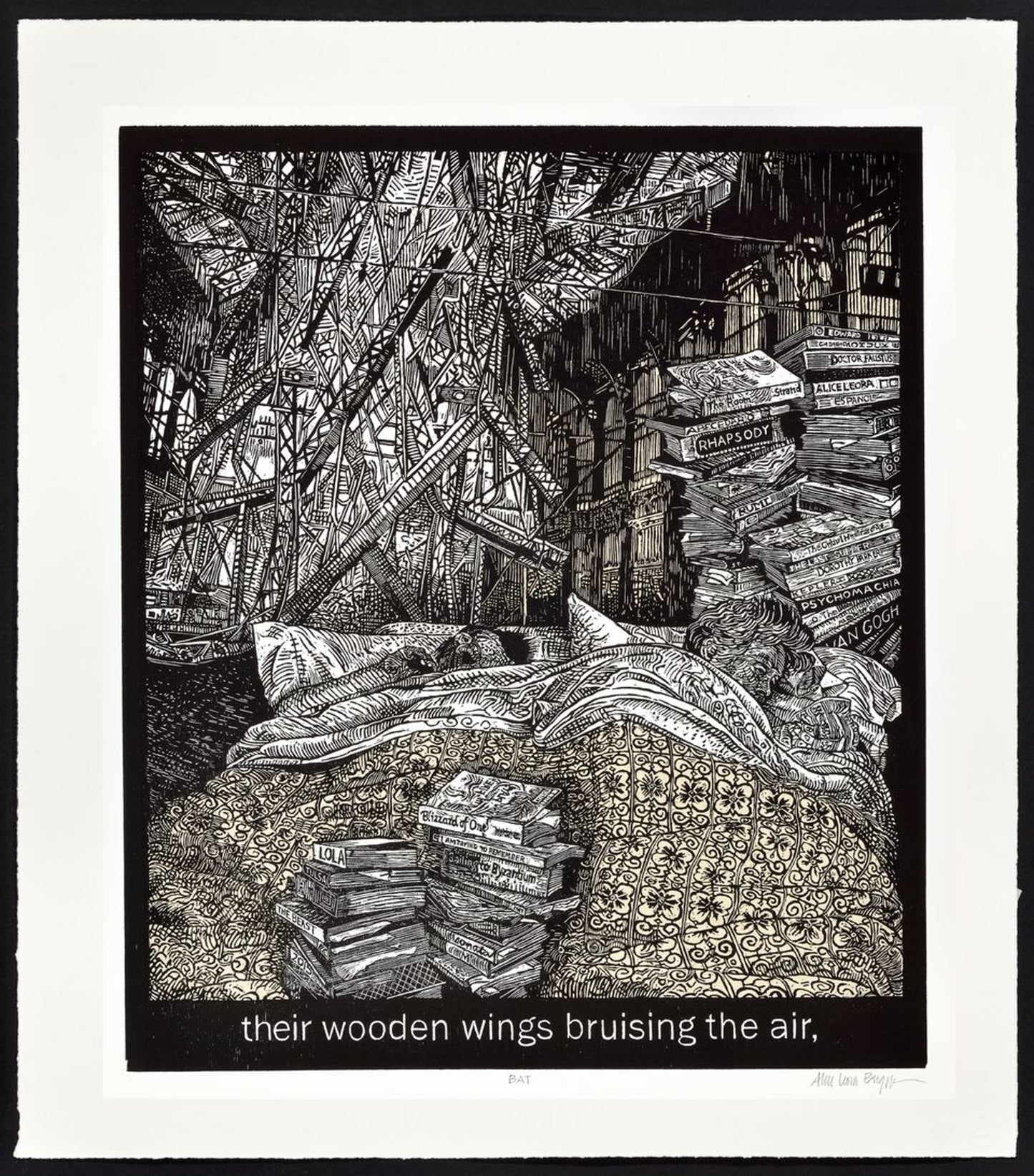 Their Wooden Wings Bruising the Air, from THE ROOM