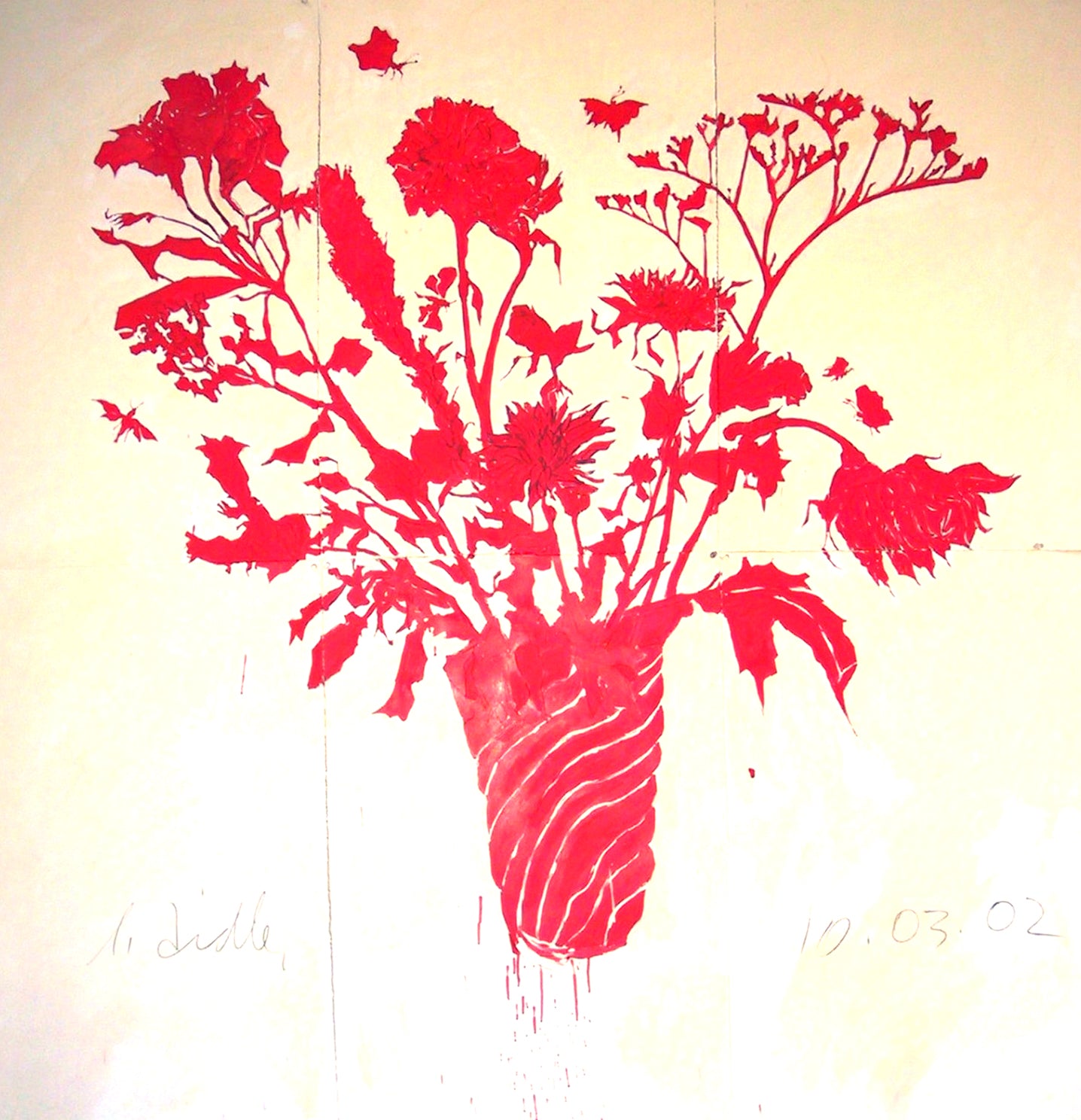 Multi-panel drawing, six panels