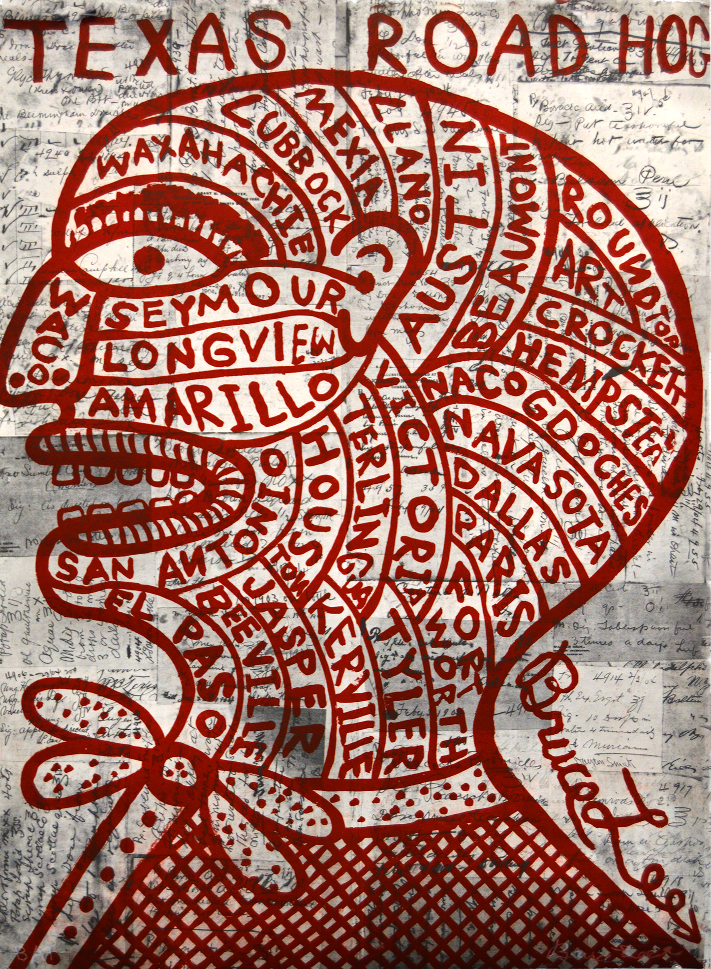 Webb, Bruce Lee "Texas Road Hog (Red)"